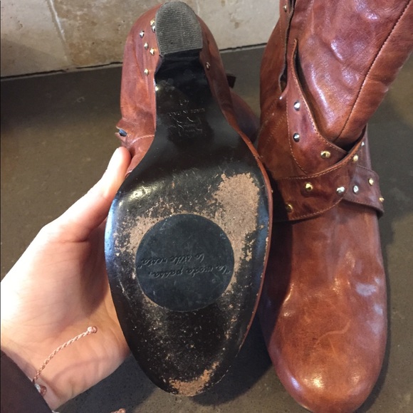 REAL LEATHER MAX MONELLI HEELS - Picture 4 of 4